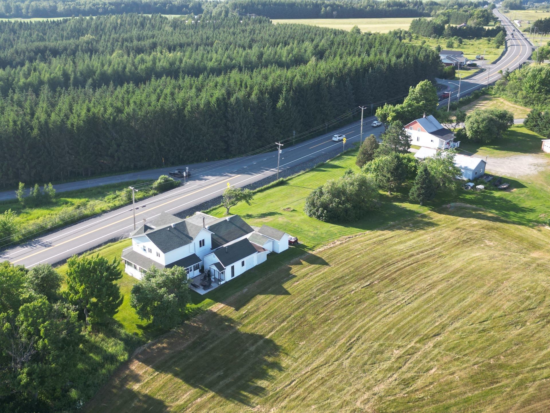 Aerial View - 650 Route 108 O., Saint-Éphrem-De-Beauce, QC