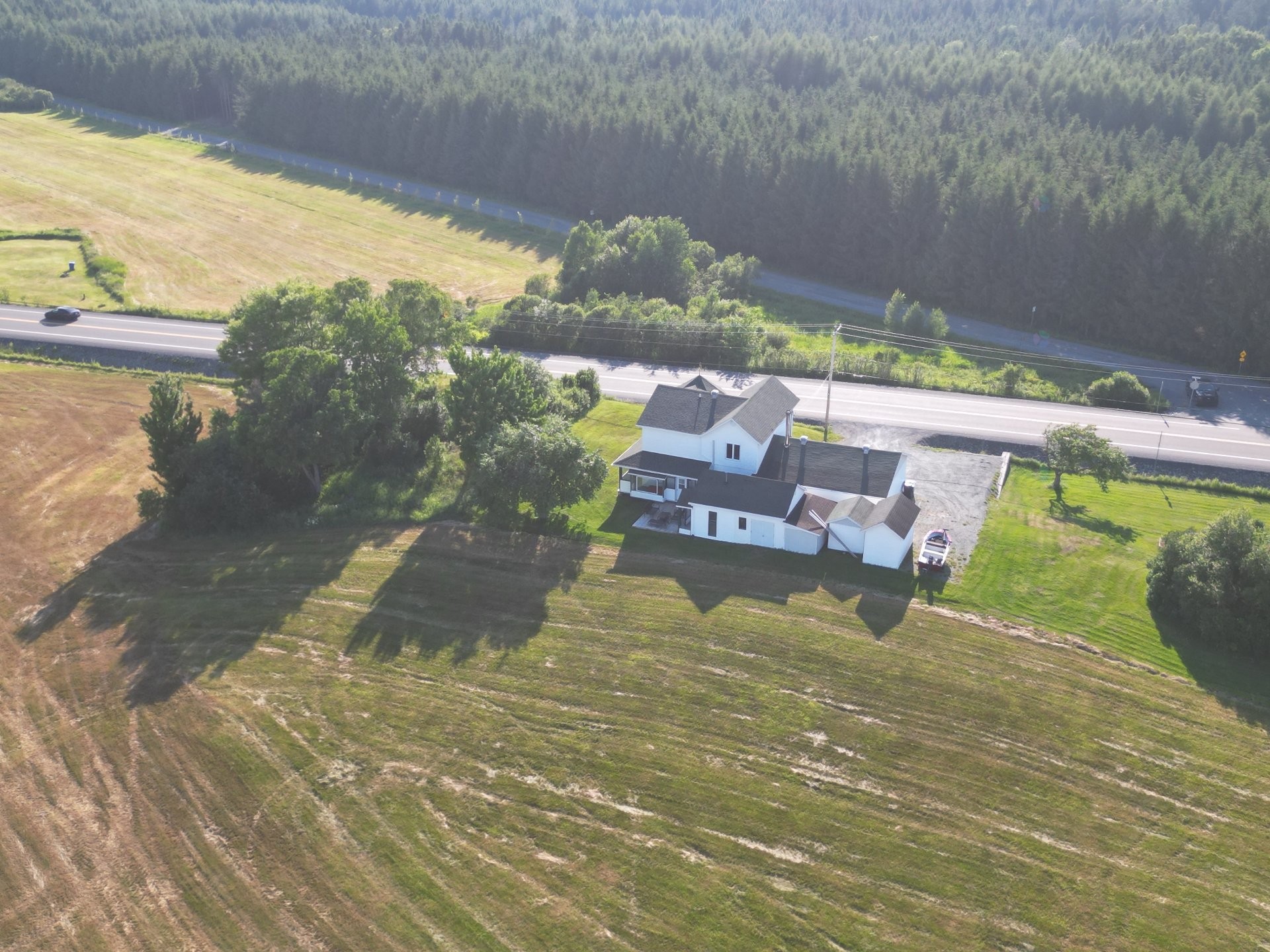 Aerial View - 650 Route 108 O., Saint-Éphrem-De-Beauce, QC