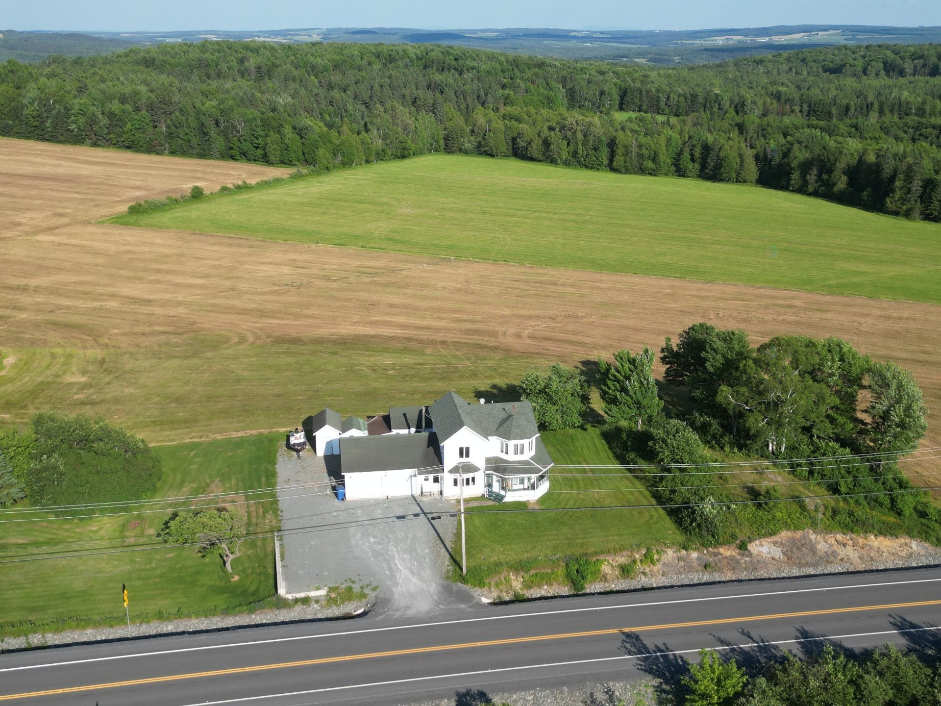 Aerial View - 650 Route 108 O., Saint-Éphrem-De-Beauce, QC