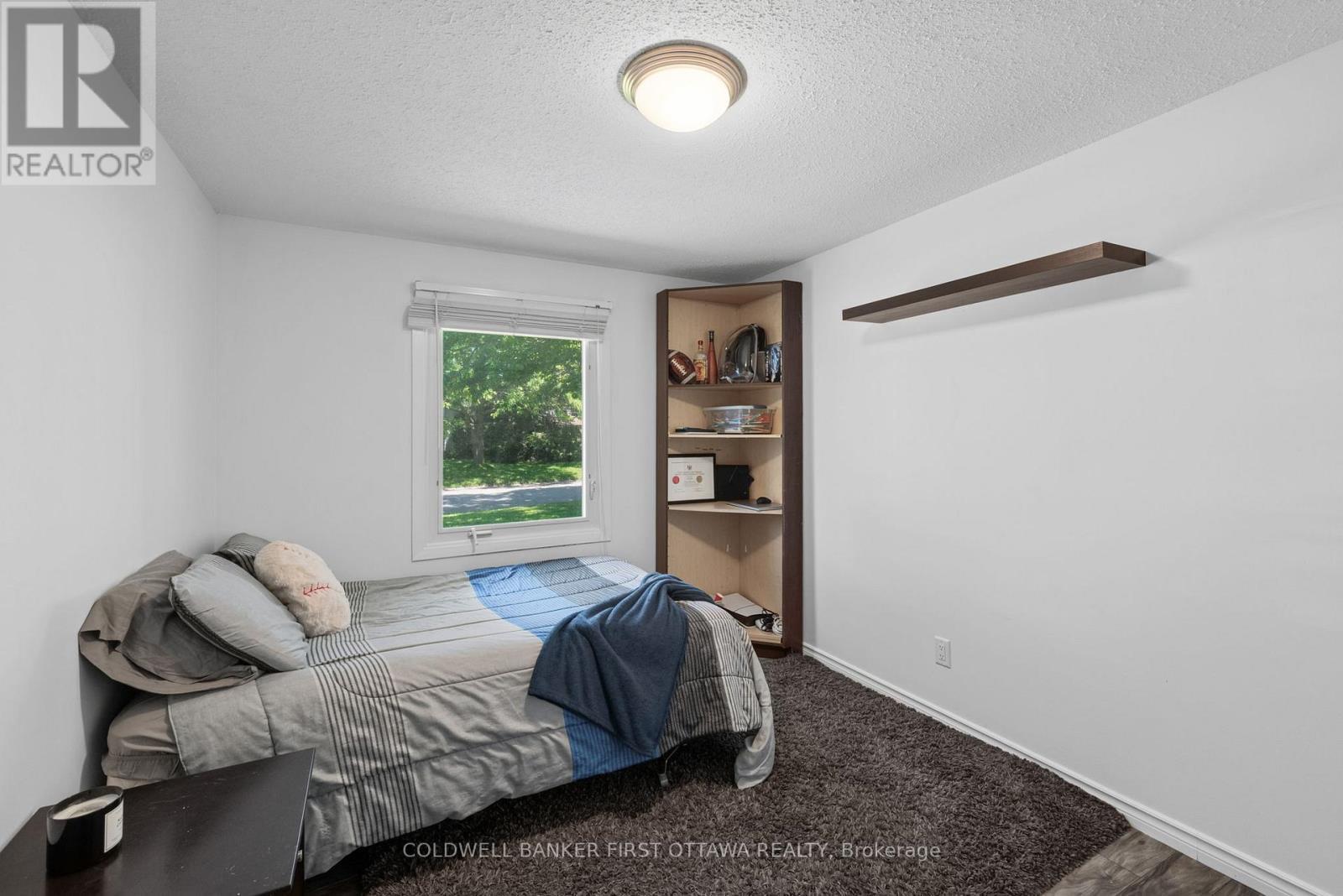 Bedroom w window facing Bradgate Dr. - 12 Bradgate Drive, Ottawa, ON