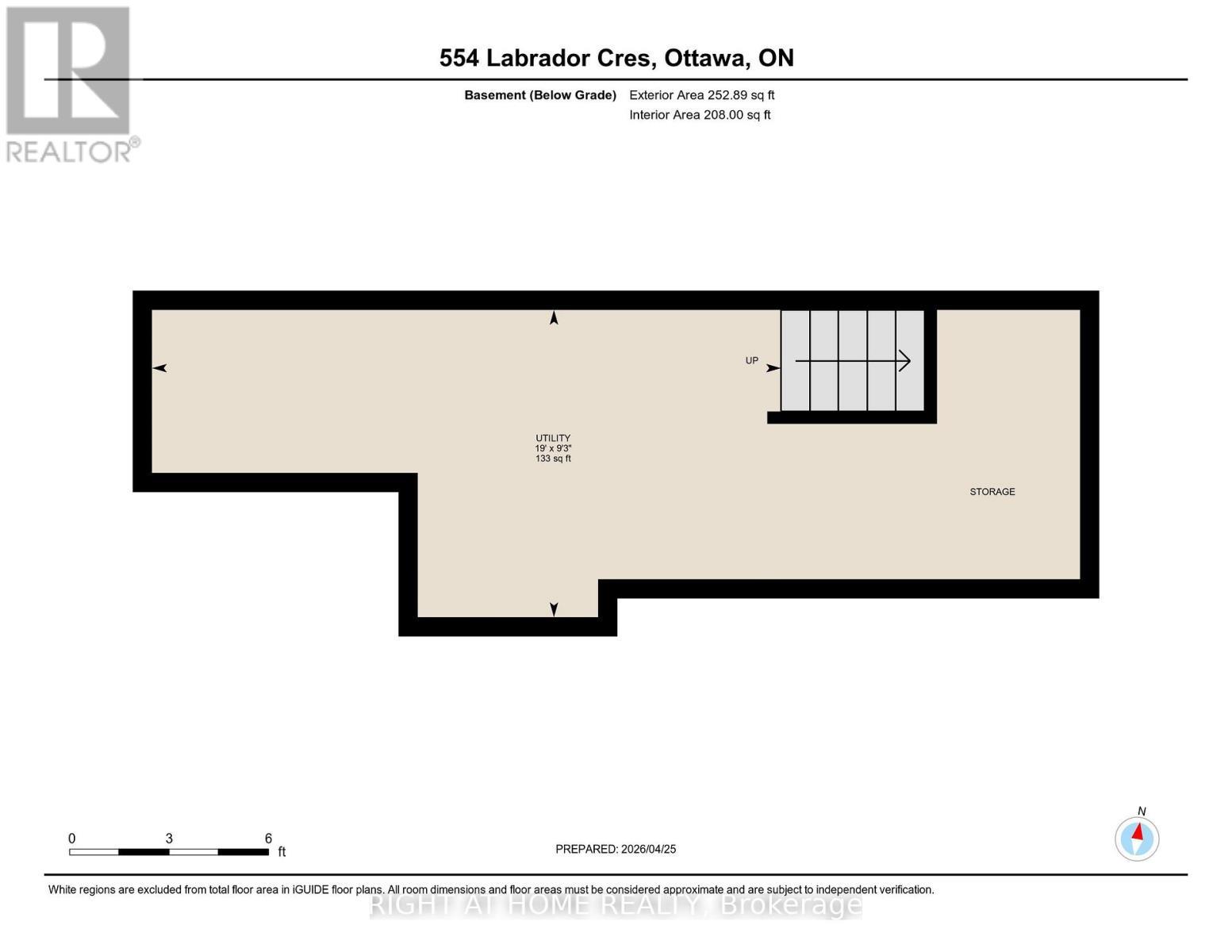 Basement - 554 Labrador Crescent, Ottawa, ON