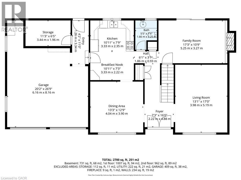 Floor plan - 7 Thomson Road, Simcoe, ON