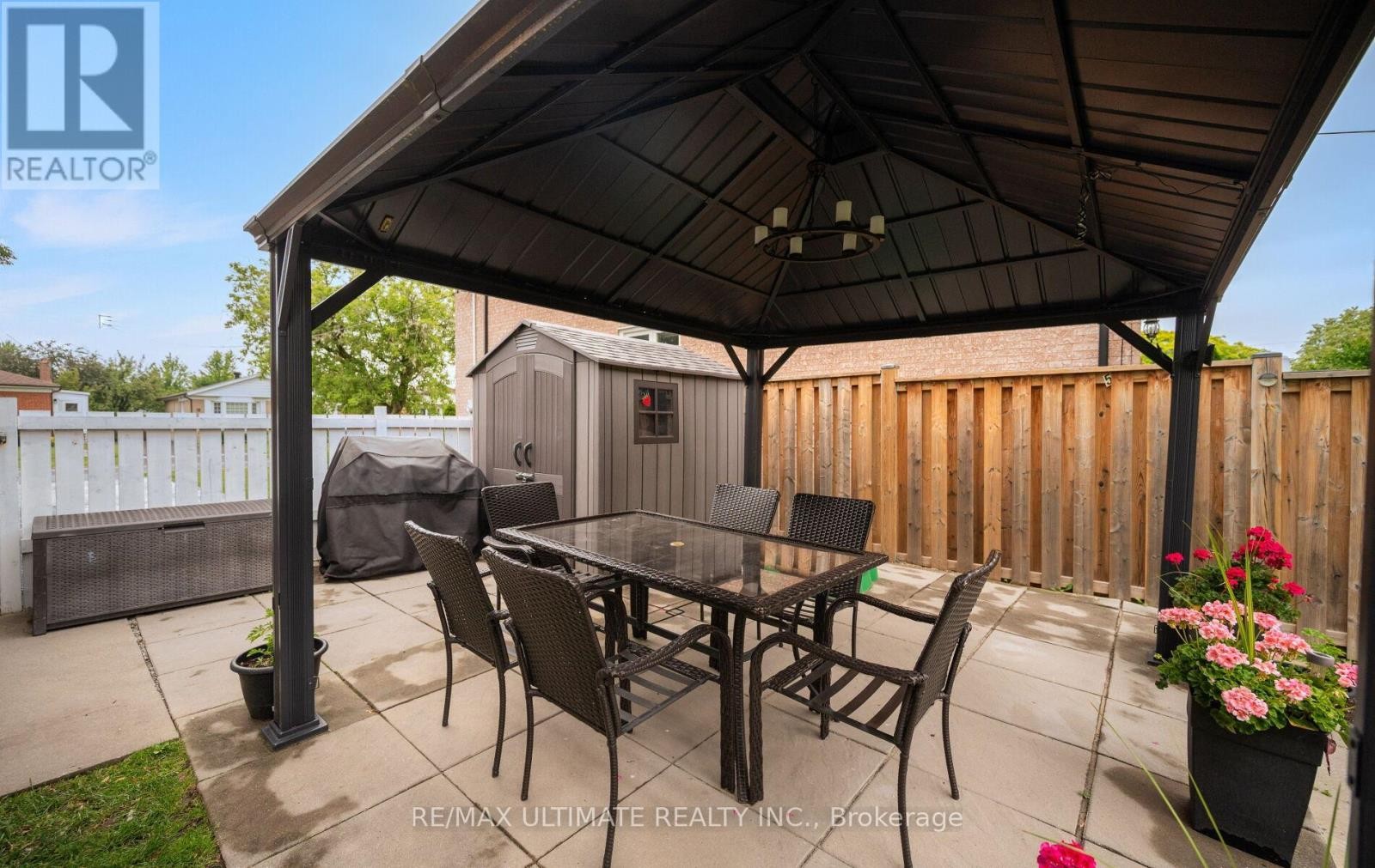 Fully fenced backyard - 5 Mendip Crescent, Toronto, ON