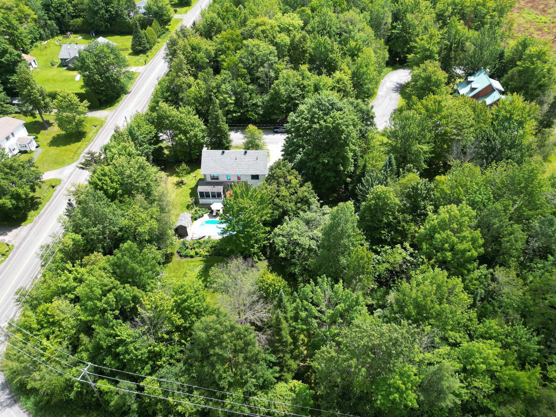 Aerial View - 230 Rue René, Magog, QC