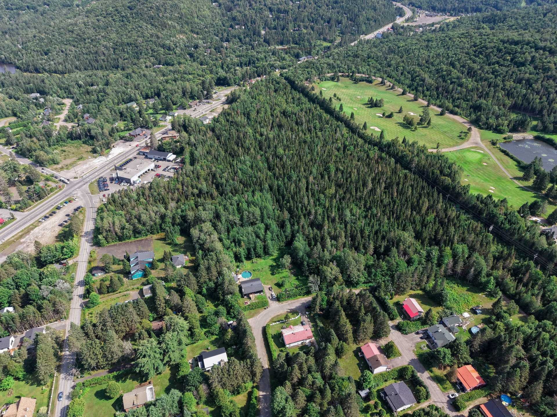 Photo aérienne - Route 117, Val-David, QC