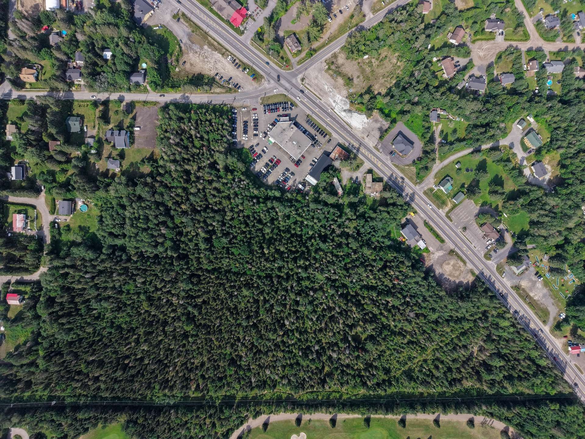 Photo aérienne - Route 117, Val-David, QC