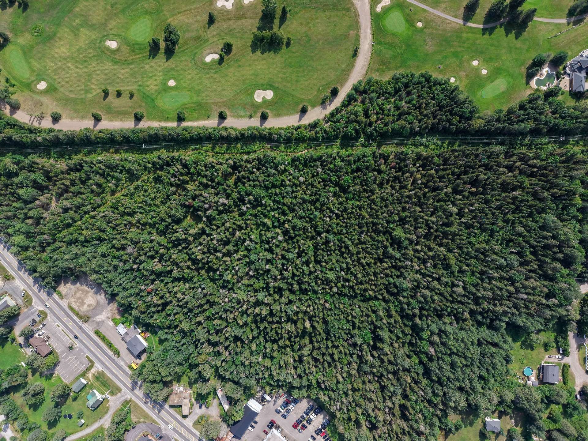 Photo aérienne - Route 117, Val-David, QC