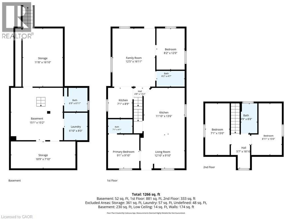 Floor plan - 78 Hillyard Street, Hamilton, ON