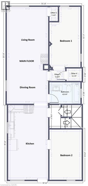Floor plan - 92 East 24Th Street, Hamilton, ON