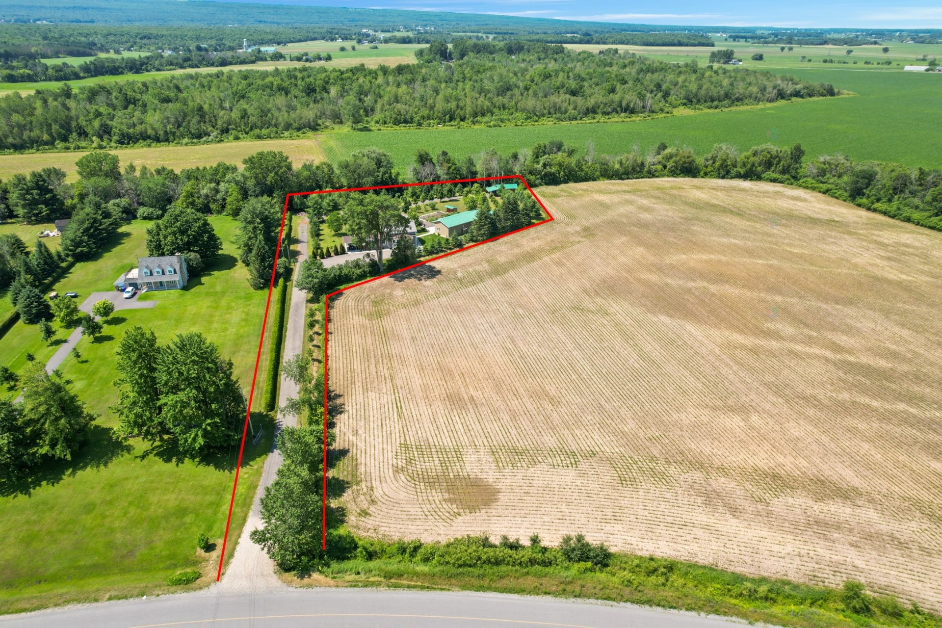 Aerial View - 67 Rg Duncan, Saint-Chrysostome, QC