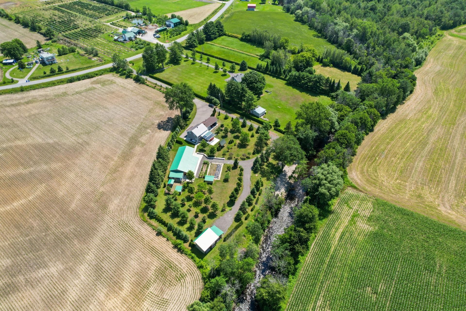 Aerial View - 67 Rg Duncan, Saint-Chrysostome, QC