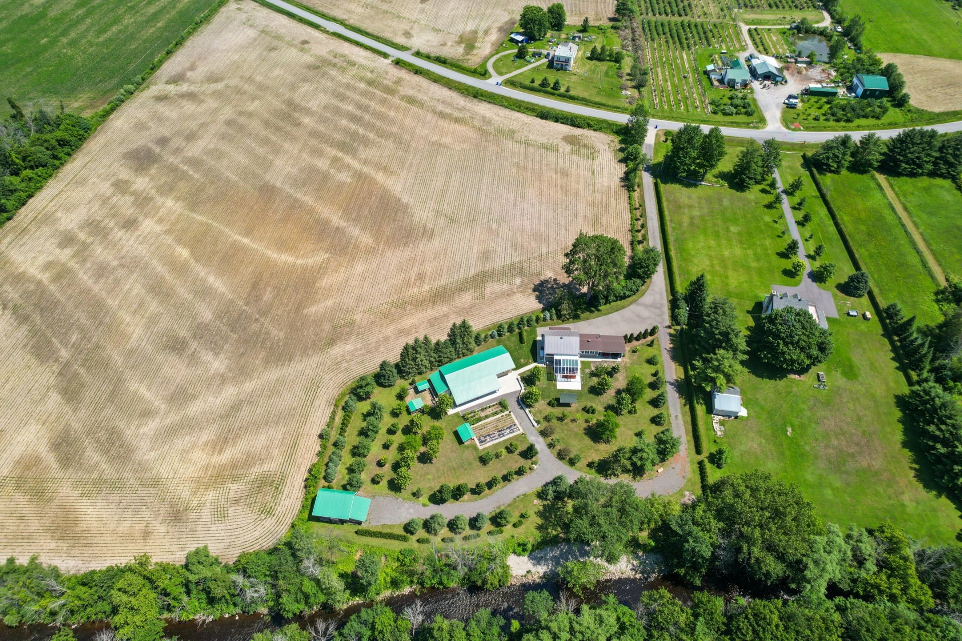 Aerial View - 67 Rg Duncan, Saint-Chrysostome, QC