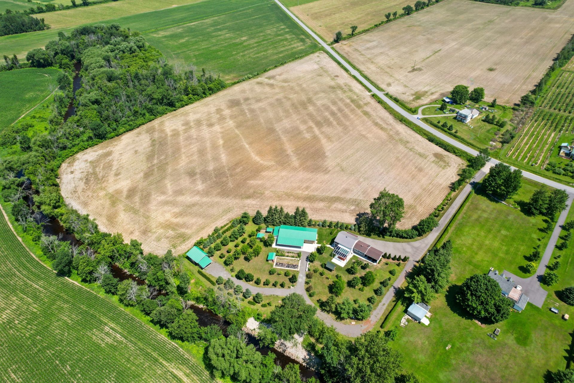 Aerial View - 67 Rg Duncan, Saint-Chrysostome, QC