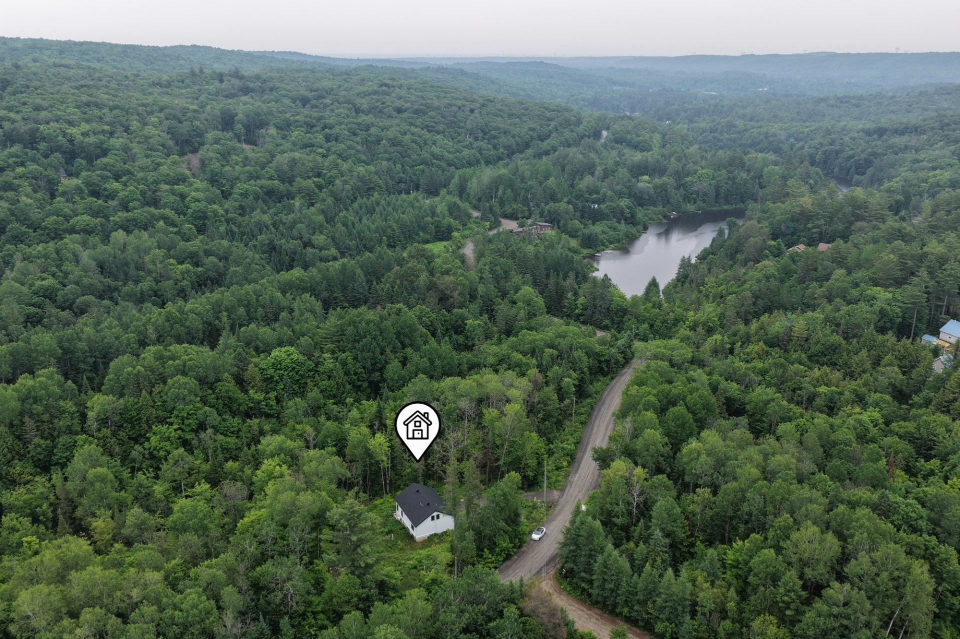 Photo aérienne - 6550 Rue Apollo, Rawdon, QC - Outdoor With View