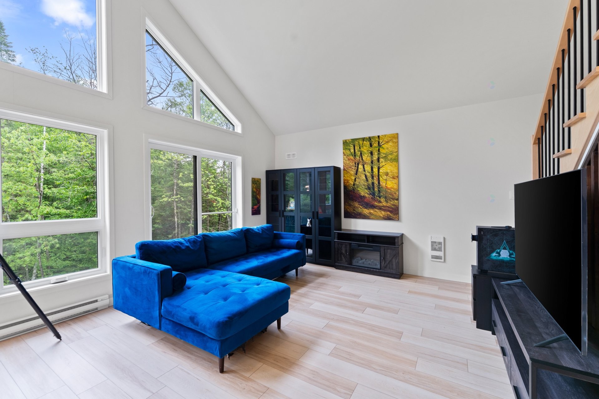 Salon - 6550 Rue Apollo, Rawdon, QC - Indoor Photo Showing Living Room