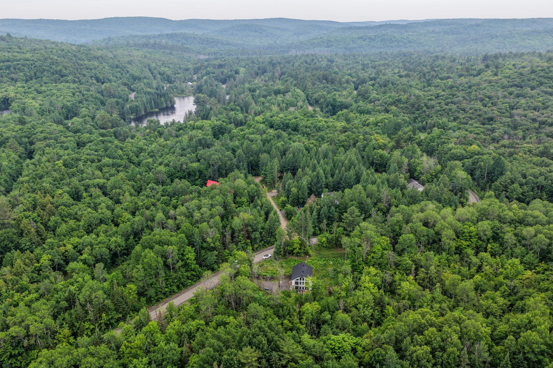 Photo aérienne - 6550 Rue Apollo, Rawdon, QC - Outdoor With View