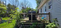 Rear patio deck for BBQs - 