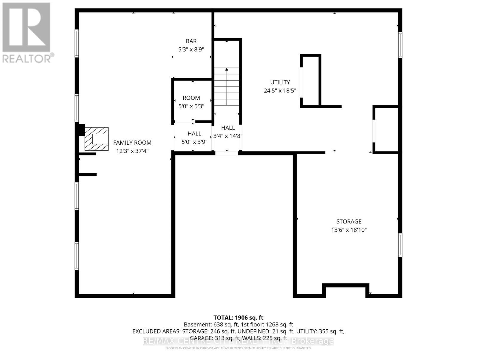Basement Layout - 23171 Talbot Line, West Elgin, ON