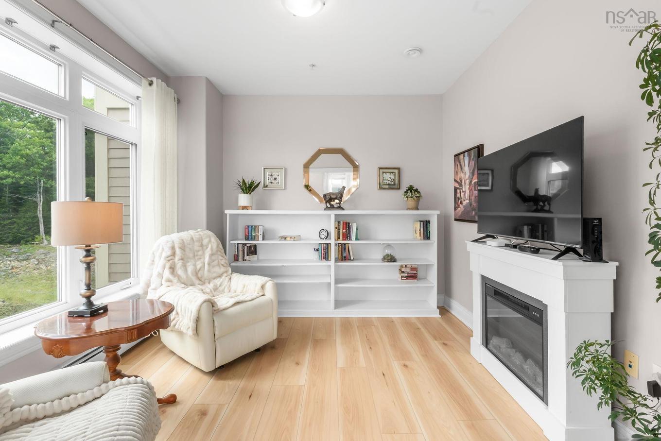 303 94 Bedros Lane, Halifax, NS - Indoor Photo Showing Living Room With Fireplace
