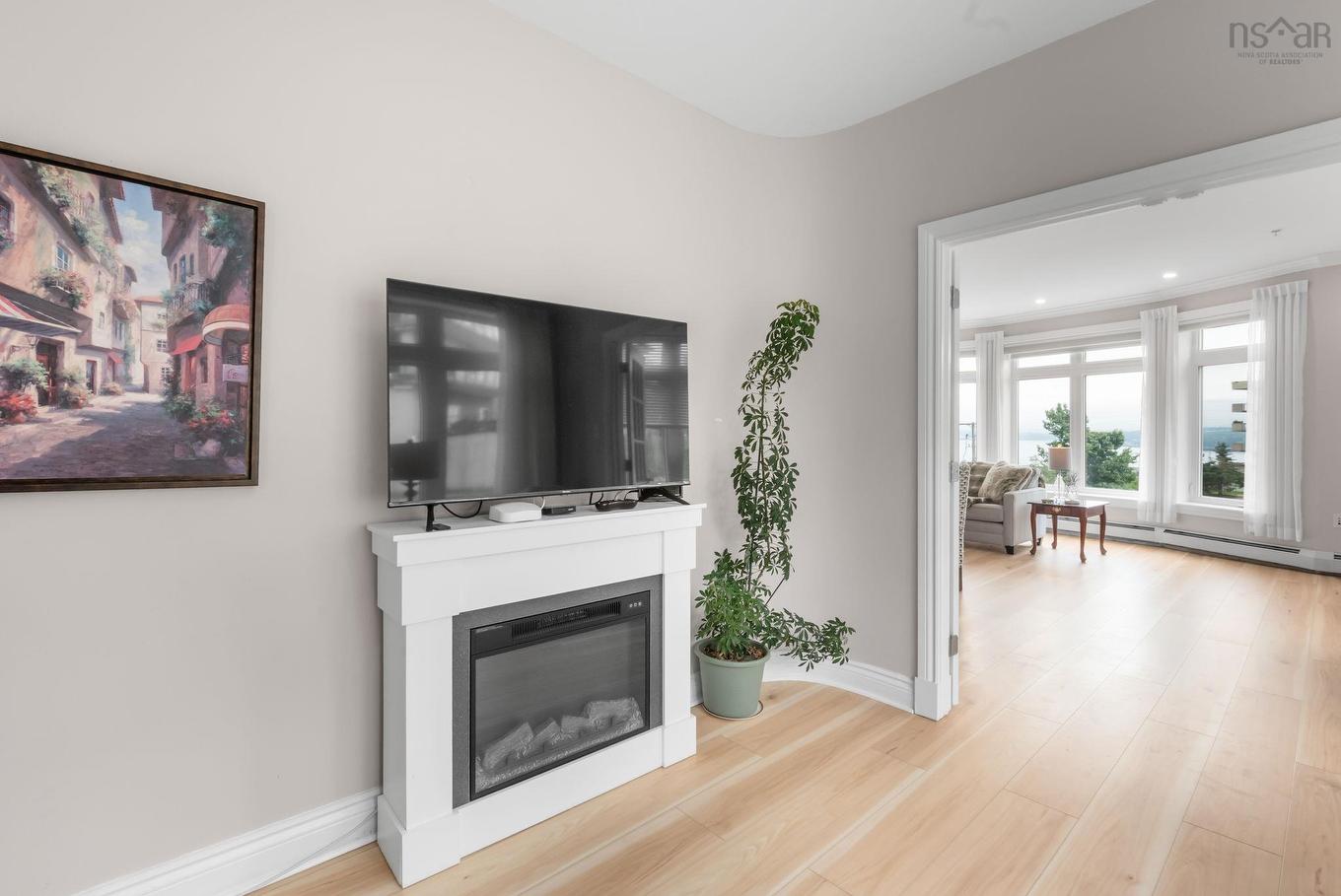 303 94 Bedros Lane, Halifax, NS - Indoor Photo Showing Living Room With Fireplace