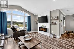 Upper level open concept -