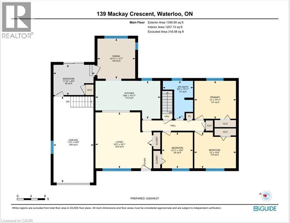 Floor plan - 139 Mackay Crescent, Waterloo, ON
