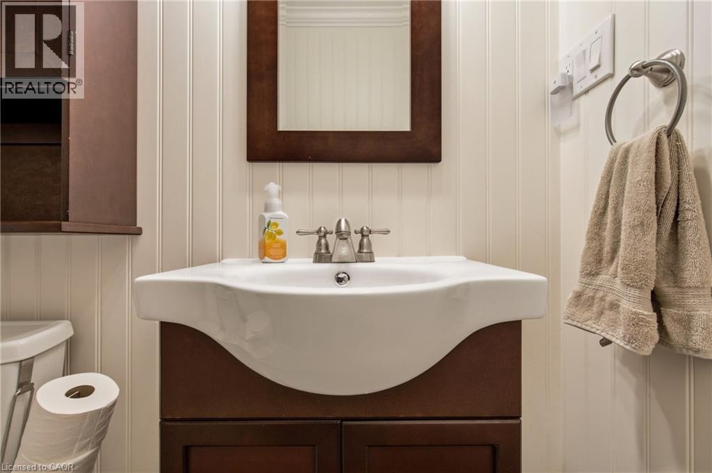2 piece bathroom in basement. - 80 Wendover Drive, Hamilton, ON