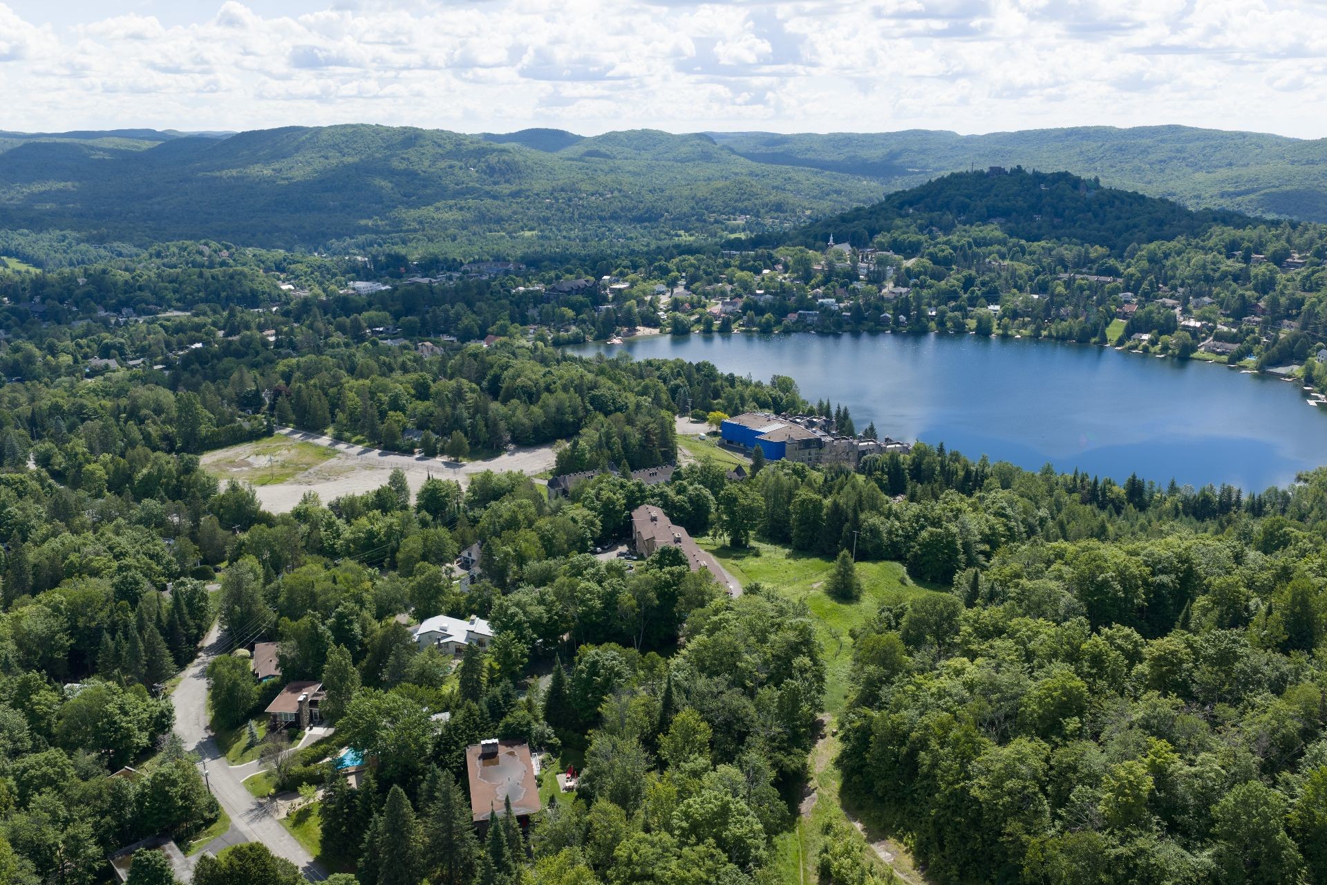 Aerial View - 4-280 Rue De Grenoble, Sainte-Adèle, QC