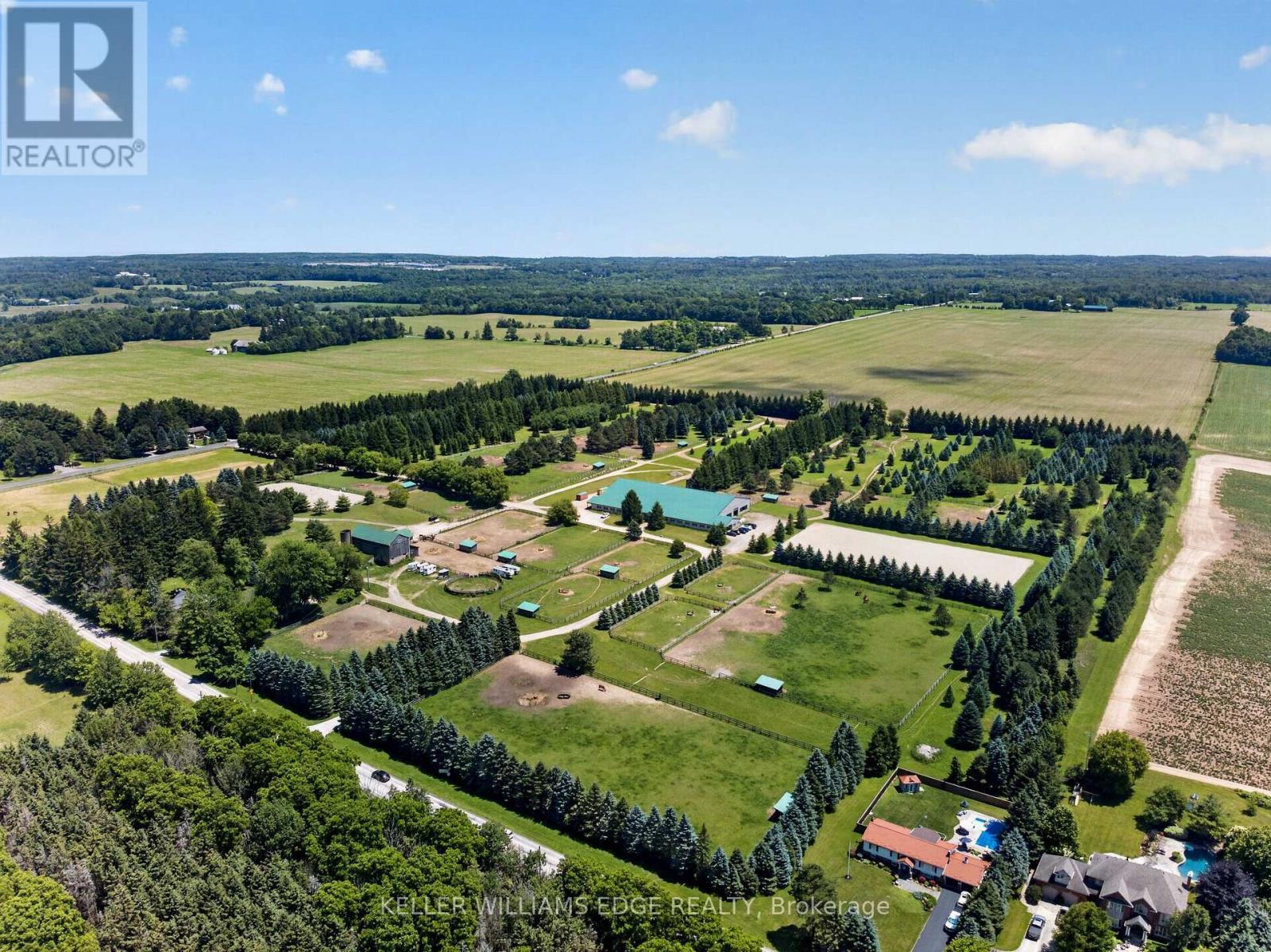 AERIAL VIEW - 564 8Th Concession Road E, Hamilton, ON