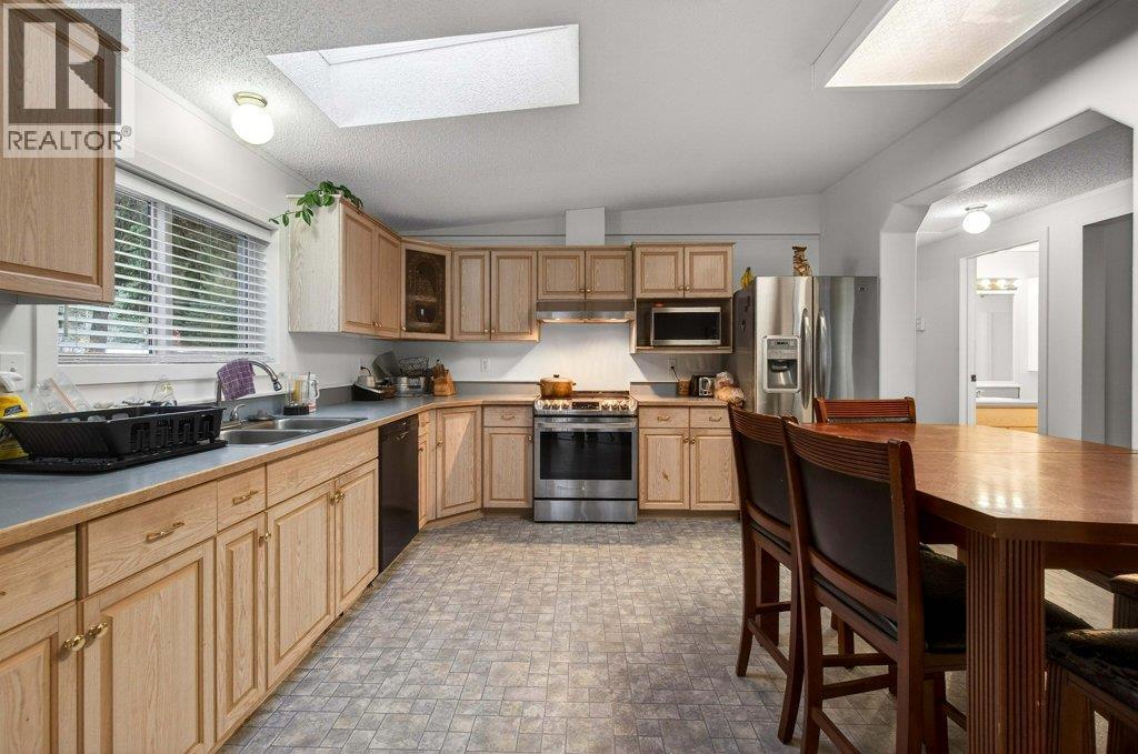 1 Wolfe Street, Sicamous, BC - Indoor Photo Showing Kitchen With Double Sink
