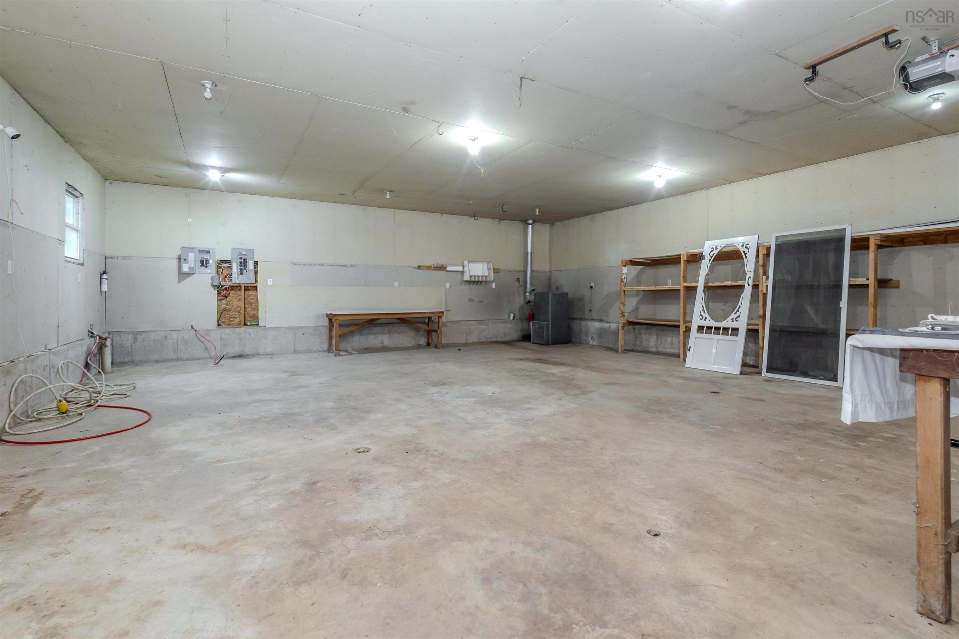 103 Paradise Road, Albert Bridge, NS - Indoor Photo Showing Garage