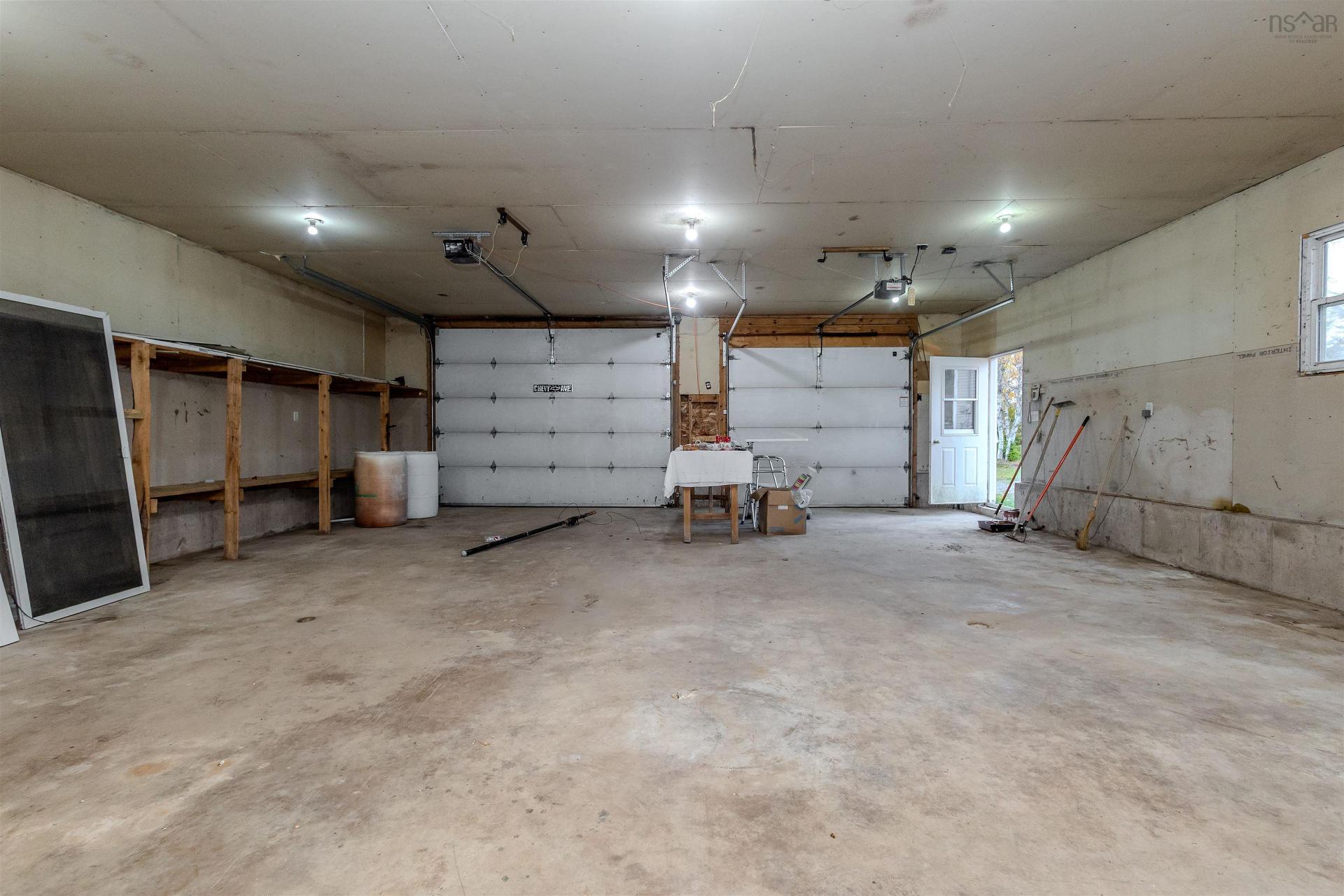 103 Paradise Road, Albert Bridge, NS - Indoor Photo Showing Garage