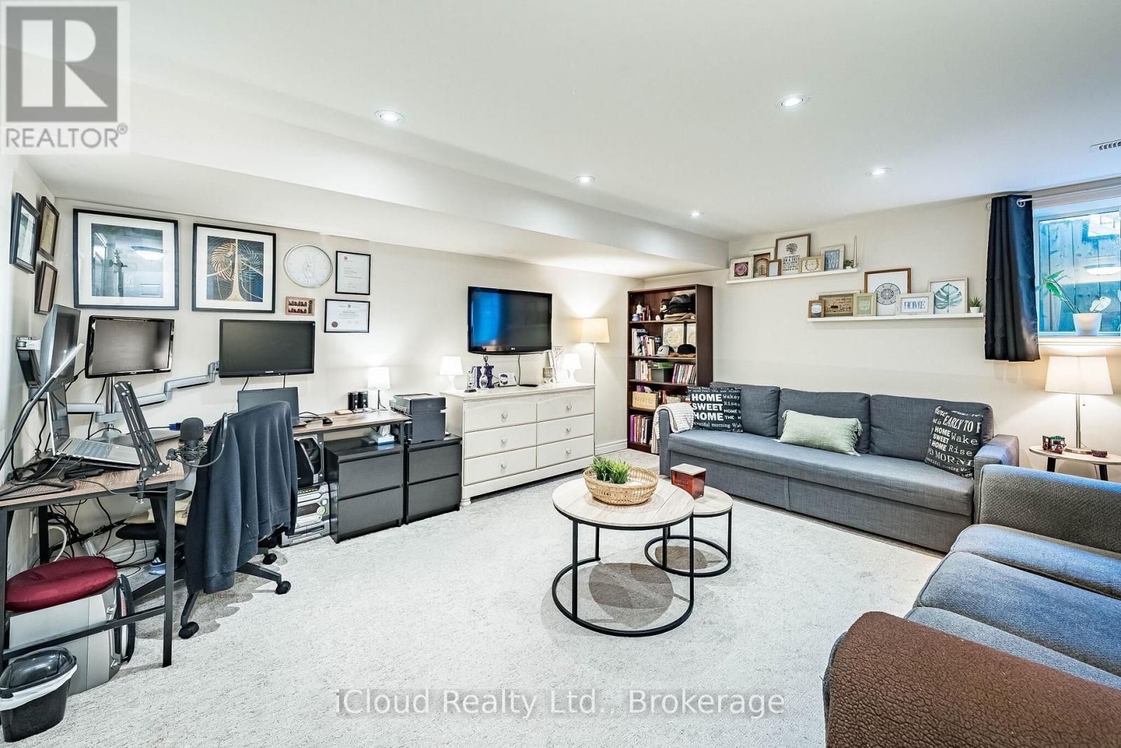 Basement - 235 Mead Avenue, Hamilton, ON - Indoor Photo Showing Living Room