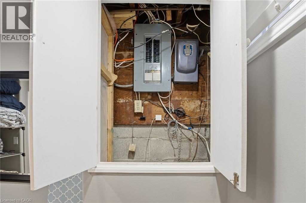 Utilities with electric panel - 473 Mohawk Road W, Hamilton, ON