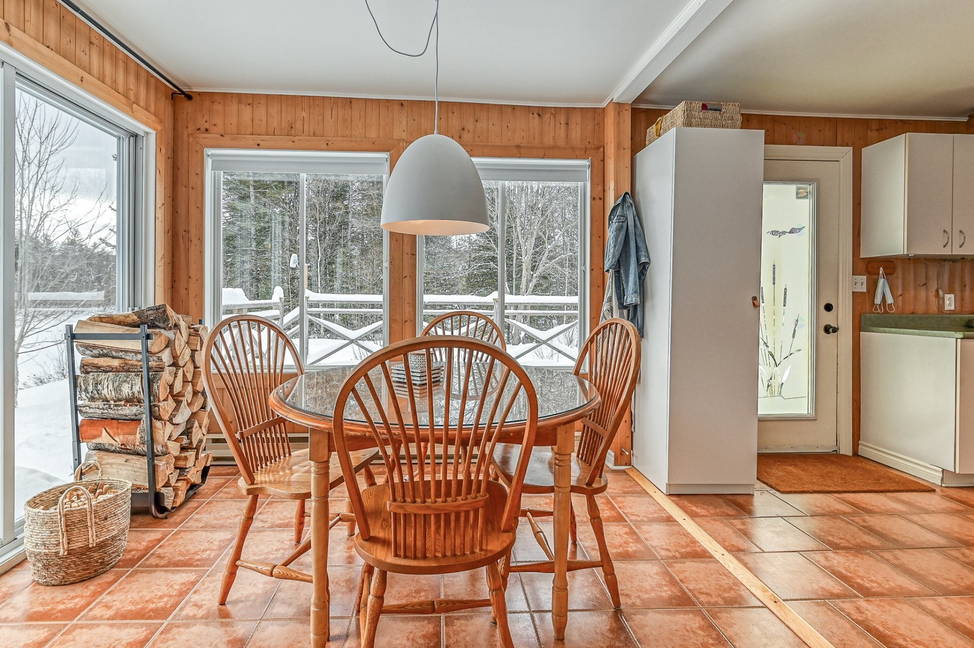 Dining Room - 135 Ch. Bisson N., Amherst, QC - Indoor Photo Showing Dining Room