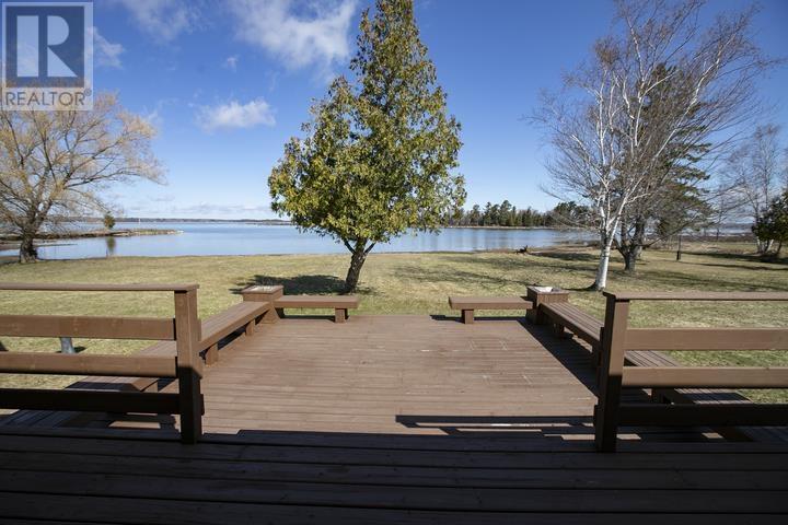 1590 C Line Rd, Richards Landing, ON - Outdoor With Body Of Water With Deck Patio Veranda With View