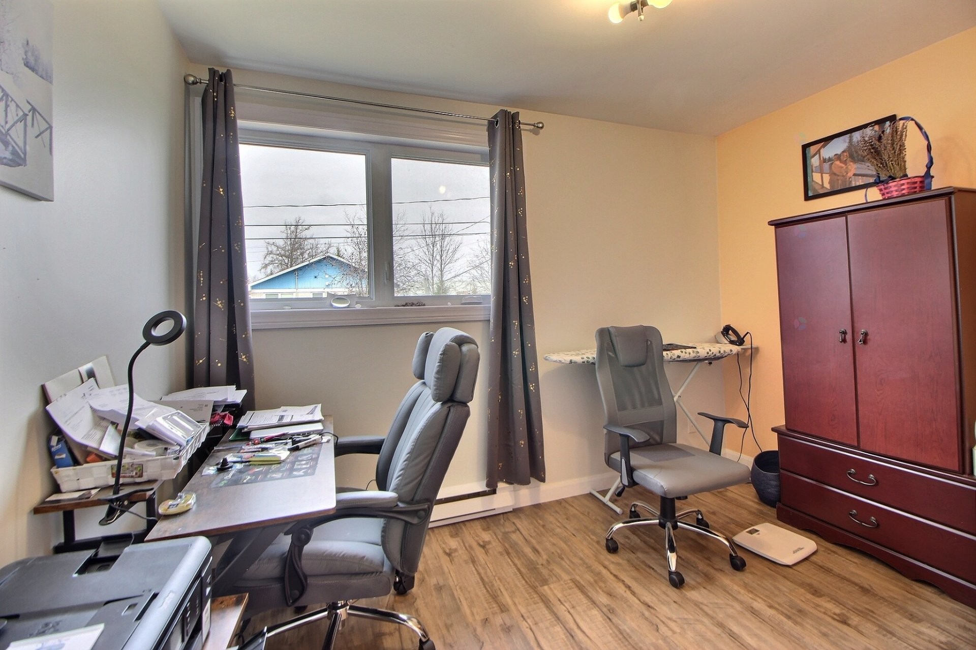 Chambre à coucher - 341 Rue Taschereau, Amos, QC - Indoor Photo Showing Office