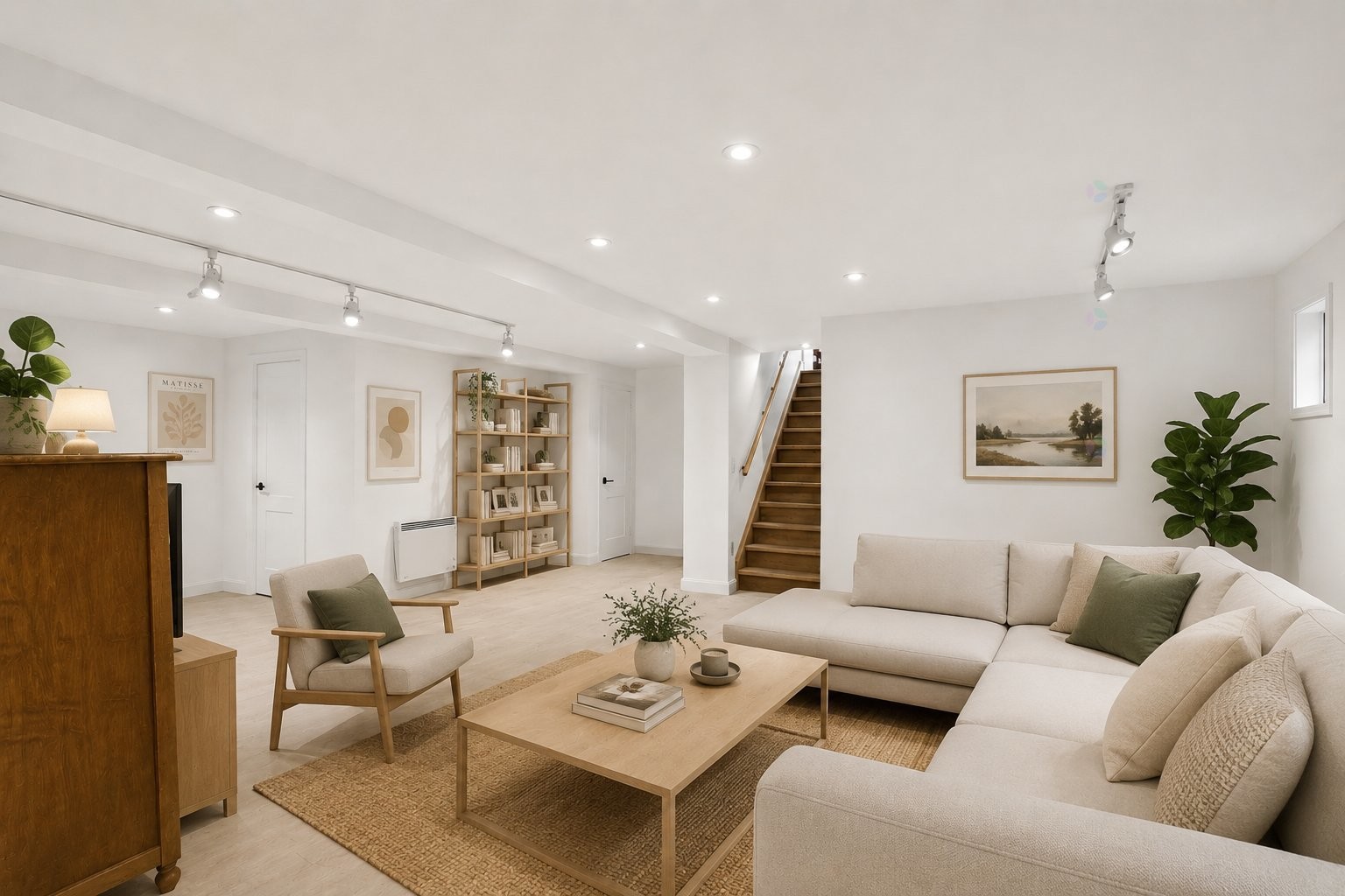 Sous-sol - 280 Rue Champigny, Repentigny (Repentigny), QC - Indoor Photo Showing Living Room