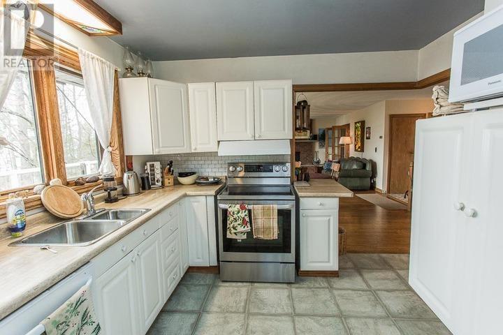 103 Birch Point Dr|Laird Township, Echo Bay, ON - Indoor Photo Showing Kitchen With Double Sink