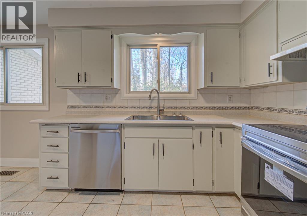 144 Shuh Avenue, Kitchener, ON - Indoor Photo Showing Kitchen With Double Sink
