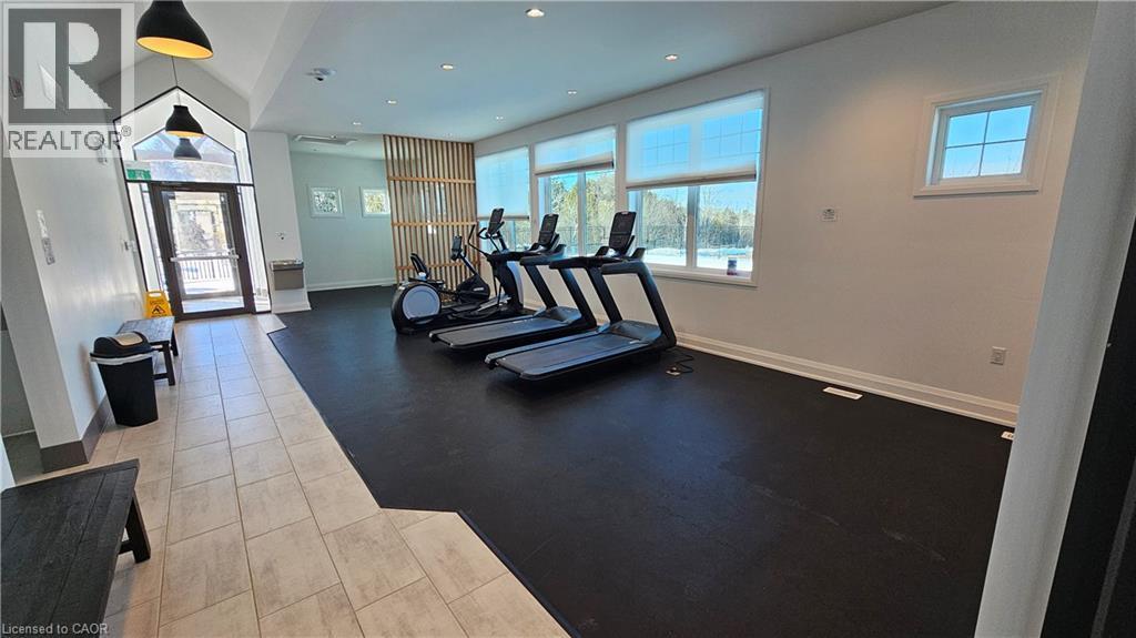 5 Spooner Crescent Unit# 314, Collingwood, ON - Indoor Photo Showing Gym Room