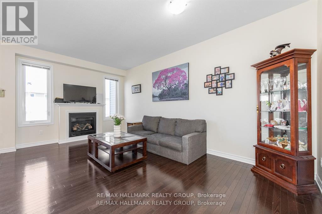 183 Claridge Drive, Ottawa, ON - Indoor Photo Showing Living Room With Fireplace