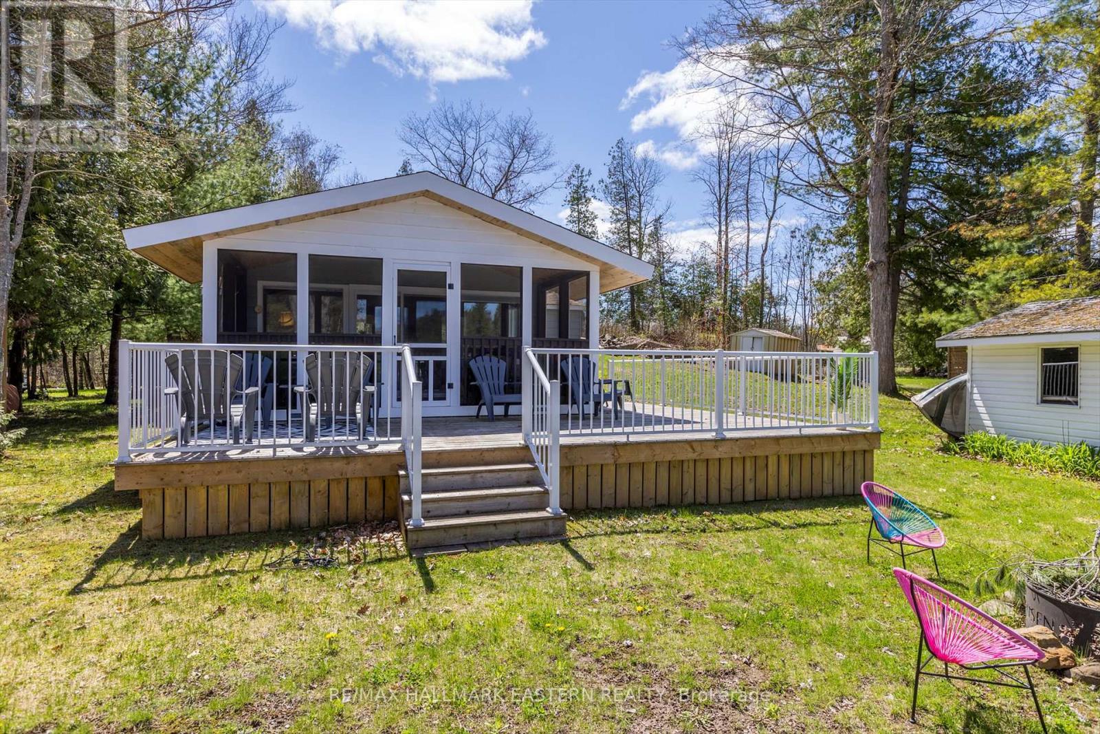 1810 Hull Road, Douro-Dummer, ON - Outdoor With Deck Patio Veranda