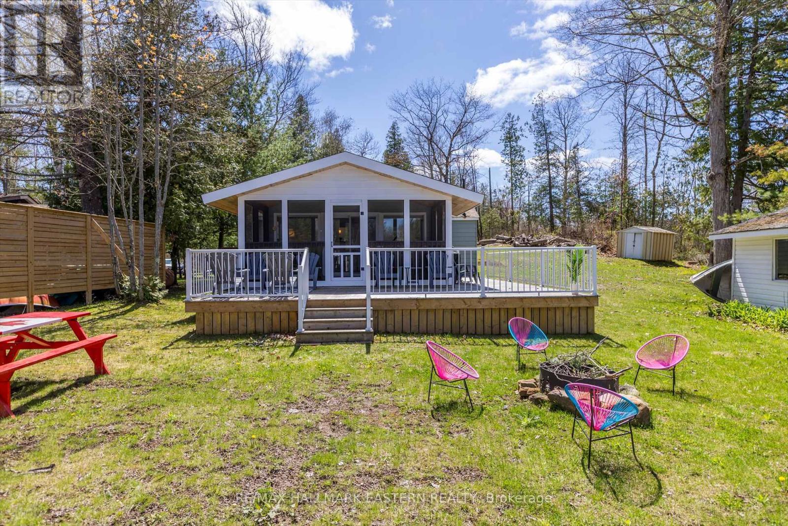 1810 Hull Road, Douro-Dummer, ON - Outdoor With Deck Patio Veranda