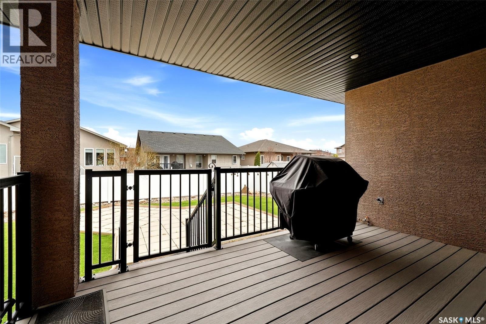 4151 Chuka Drive, Regina, SK - Outdoor With Deck Patio Veranda With Exterior