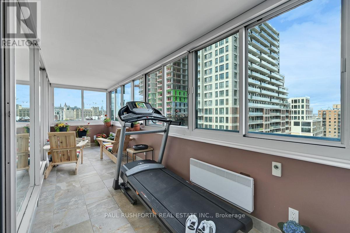 Sunroom - 903 - 160 George Street, Ottawa, ON - Indoor Photo Showing Gym Room