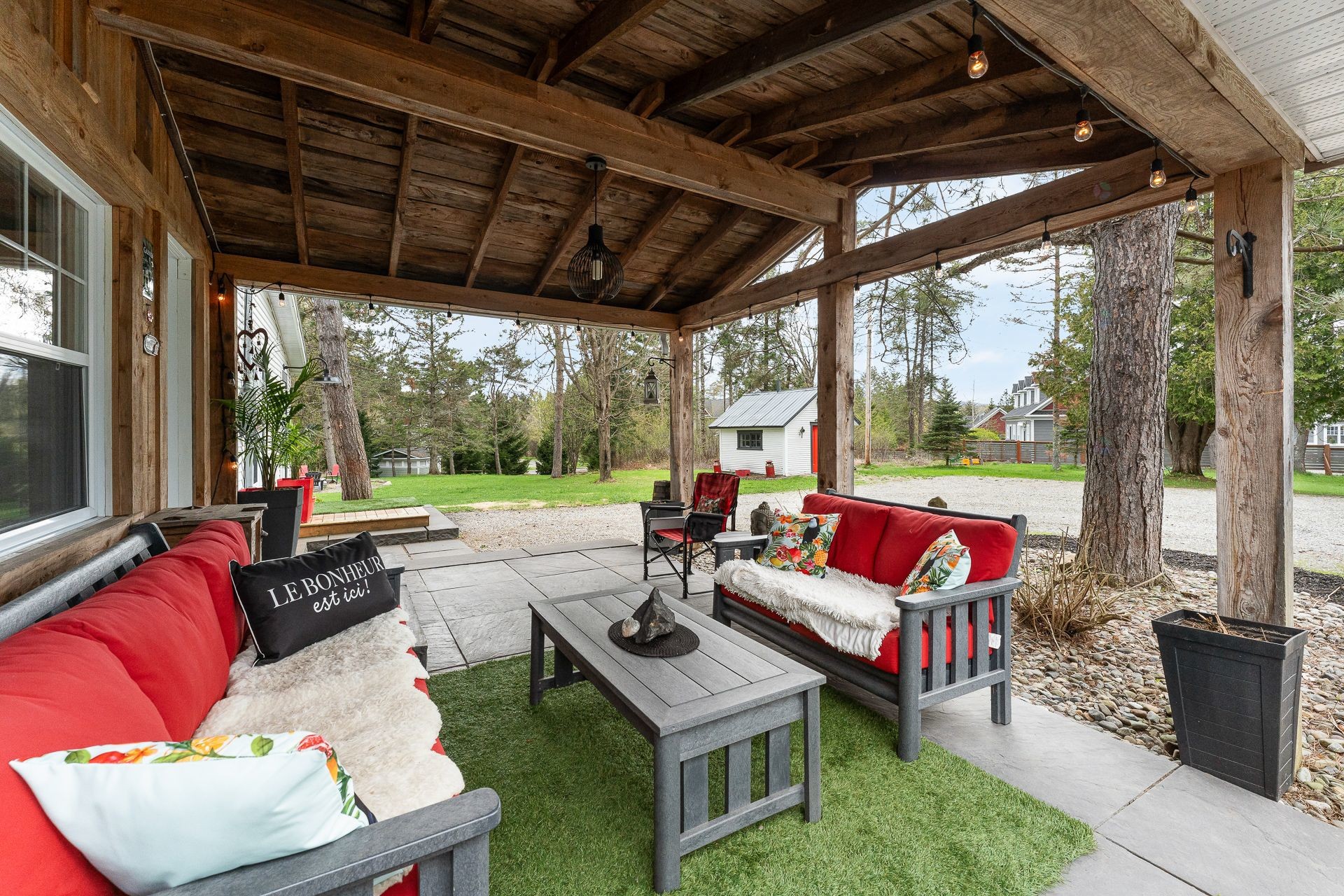 Terrasse - 499 Ch. De Bondville, Lac-Brome, QC - Outdoor With Deck Patio Veranda With Exterior