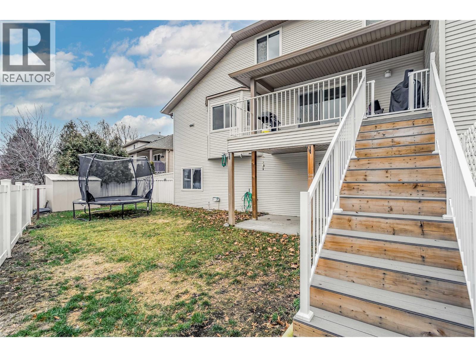 New stairs off the deck - 3819 Glen Canyon Drive, West Kelowna, BC - Outdoor