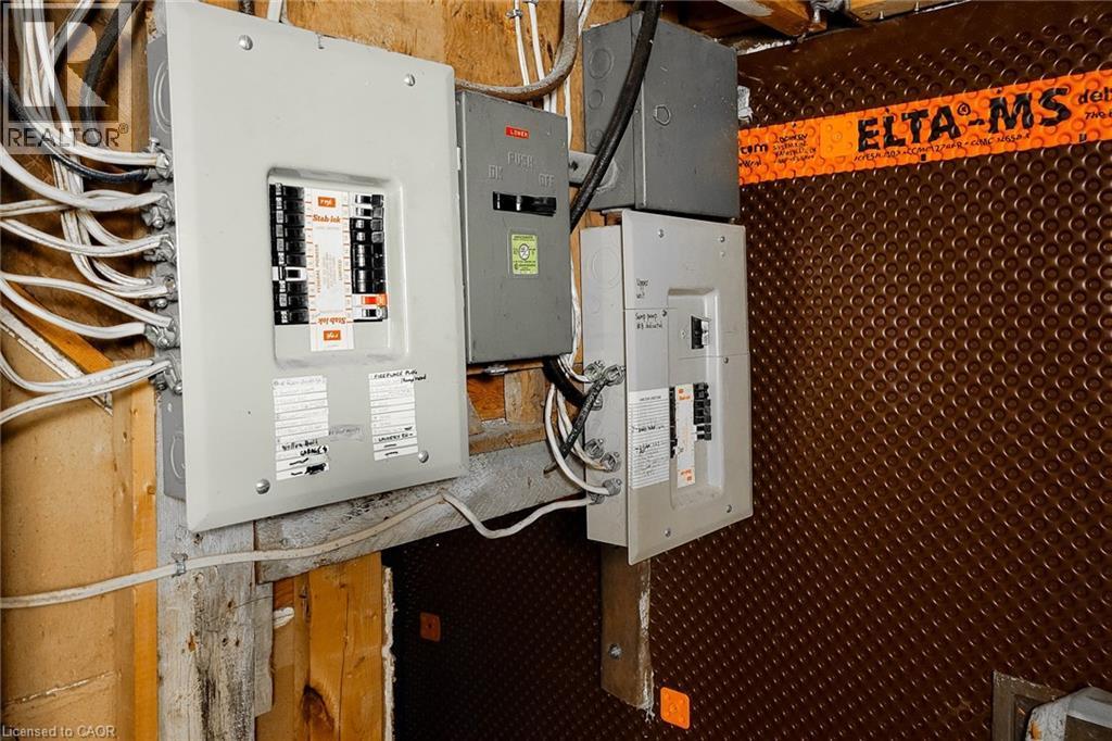 Utilities with electric panel - 156 Park Row S, Hamilton, ON - Indoor Photo Showing Basement