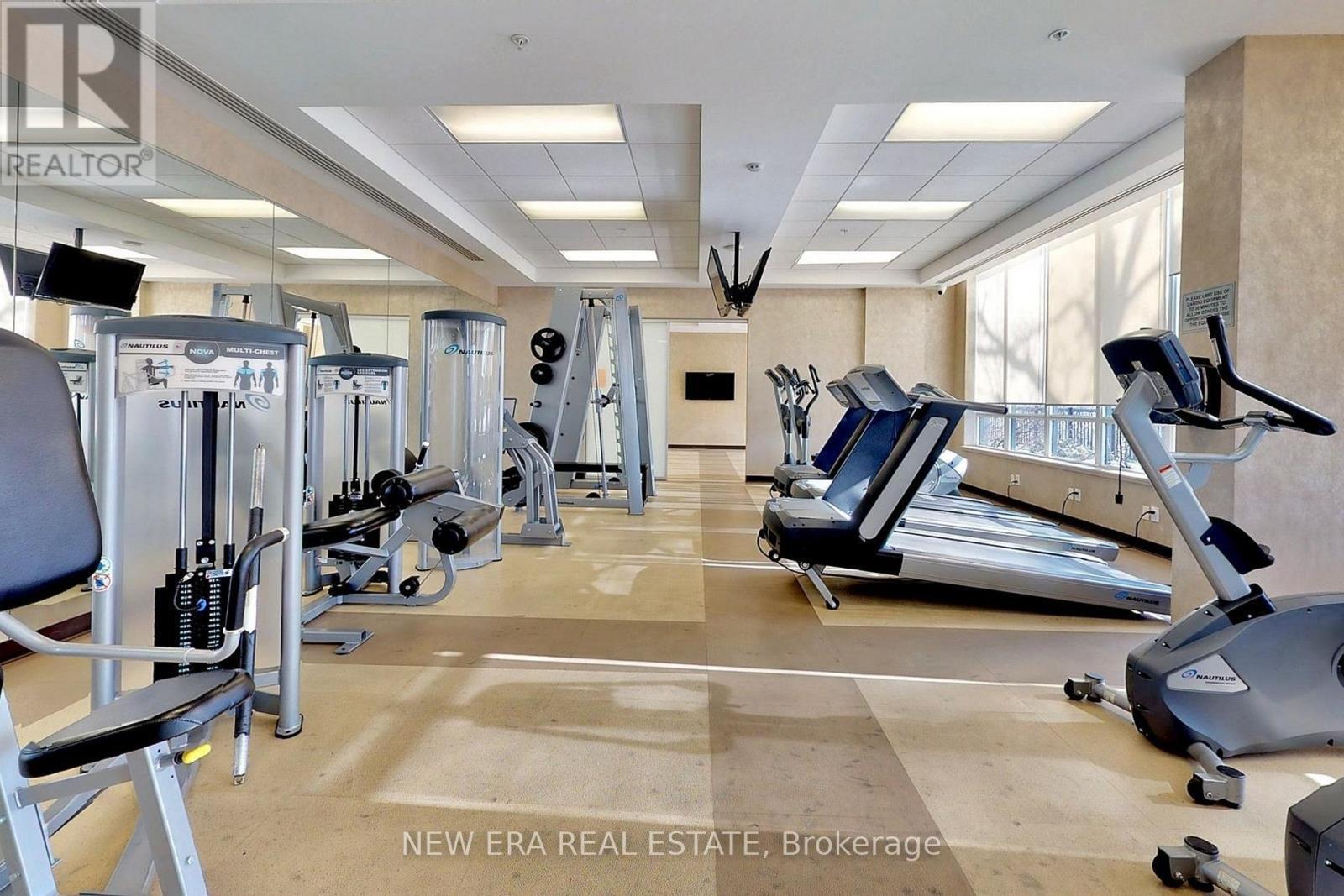 1206 - 75 North Park Road, Vaughan, ON - Indoor Photo Showing Gym Room